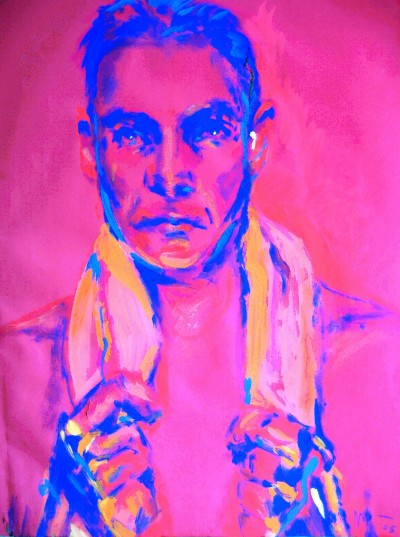 Porträt eines Boxers - Menschen, Portraits